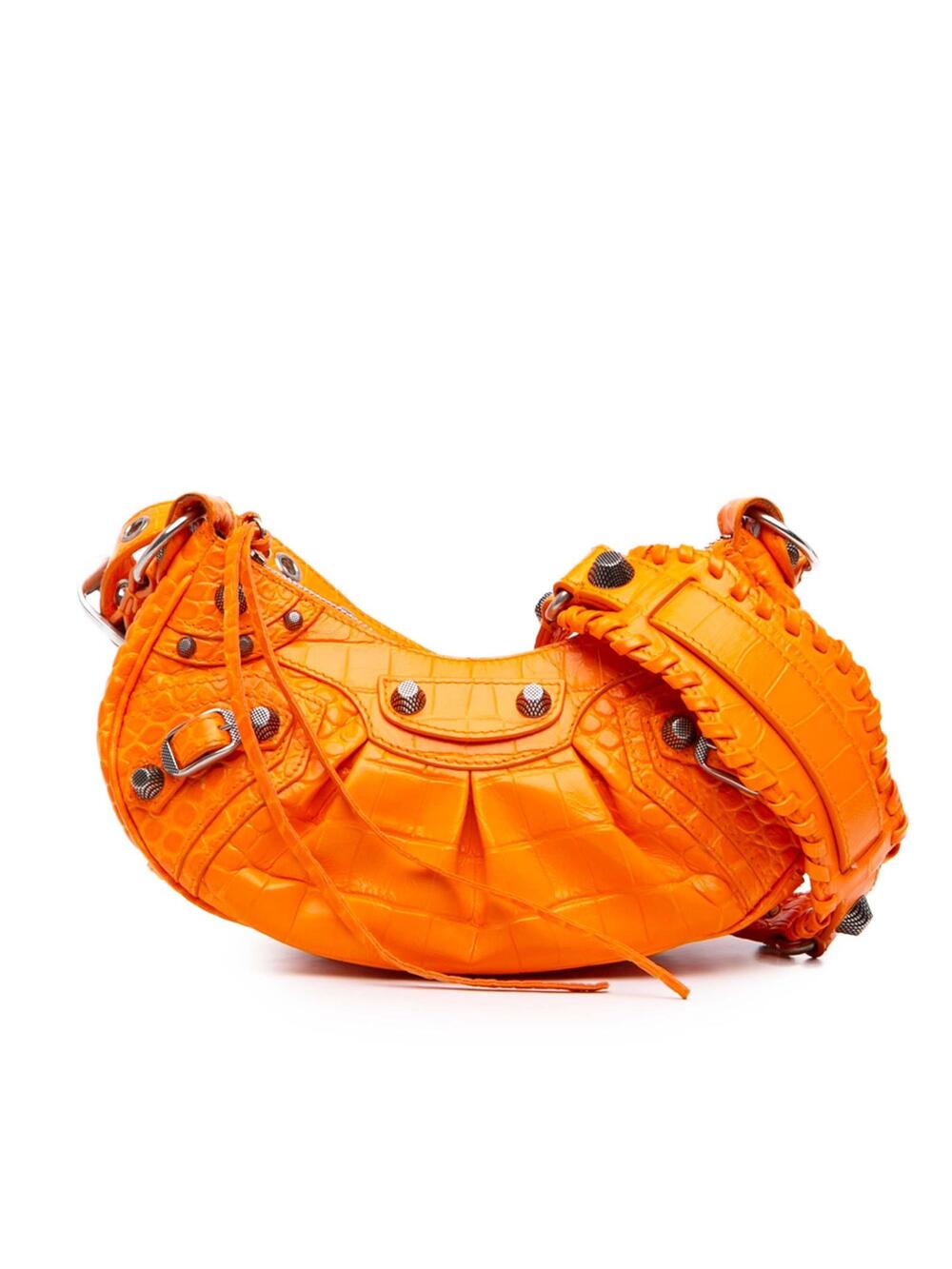Balenciaga Croc Embossed Leather #362195B10B